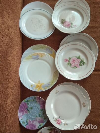 Тарелки СССР 6 шт.фарфор