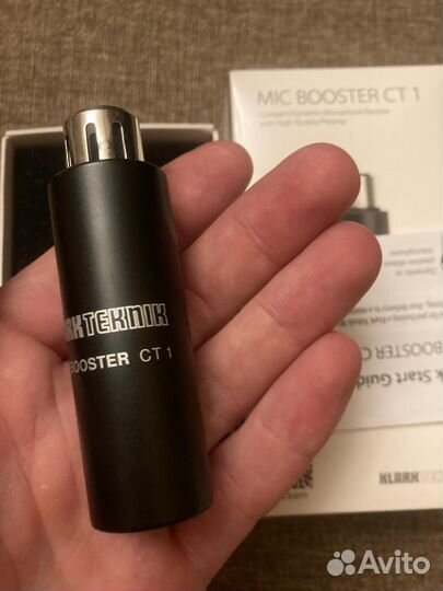 Микрофон. предусил. Klark Teknik Mic Booster CT 1