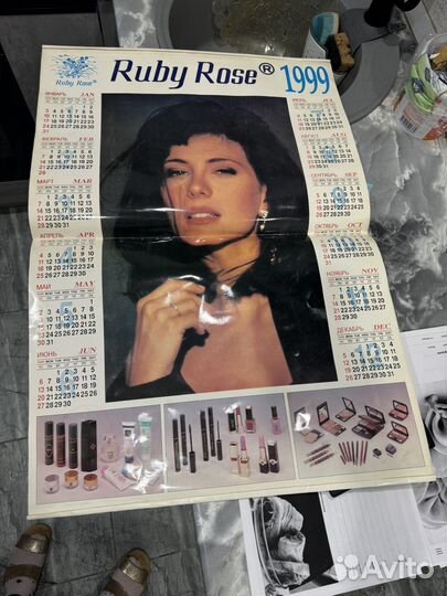 Календарь 1999 год Ruby rose