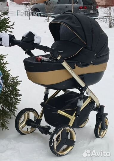 Коляска riko bruno 3 в 1 gold