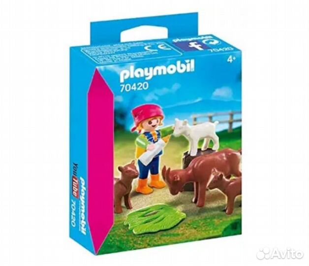 Playmobil 70420 Девочка с козами