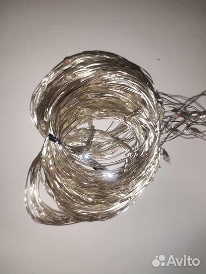 Гирлянда светодиодная штора с пультом