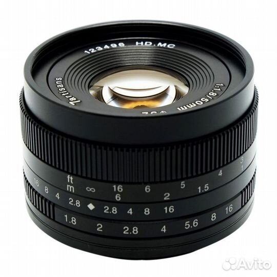 Объектив 7artisans 50mm F1.8 micro 4/3