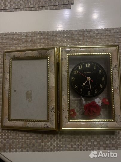 Фоторамка с часами