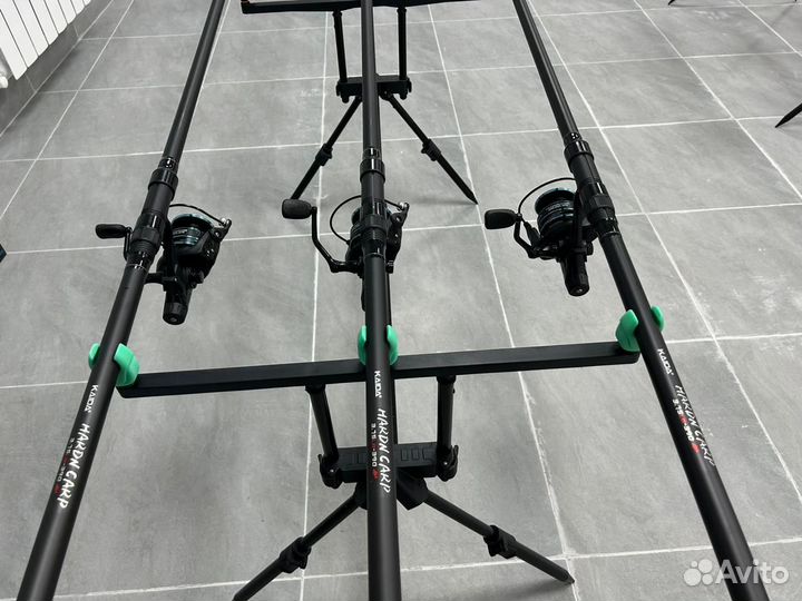 Карповый набор на 3 уд с род подом и сигналками