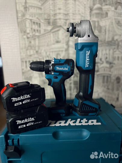 Набор Makita 2в1 (ушм болгарка и шуруповерт)