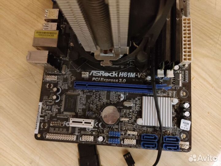 Комплект Intel i7 2600+мат.плата asrock h61m+ 16gb
