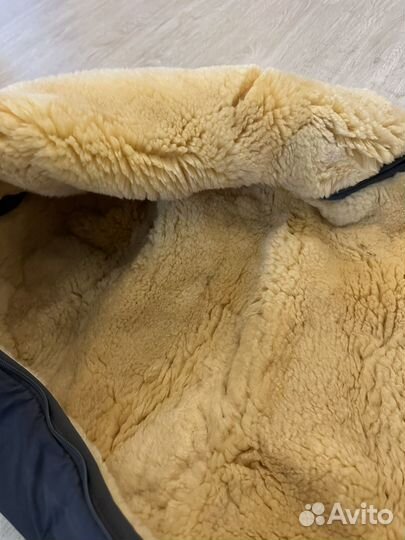 Меховой конверт в коляску овчина