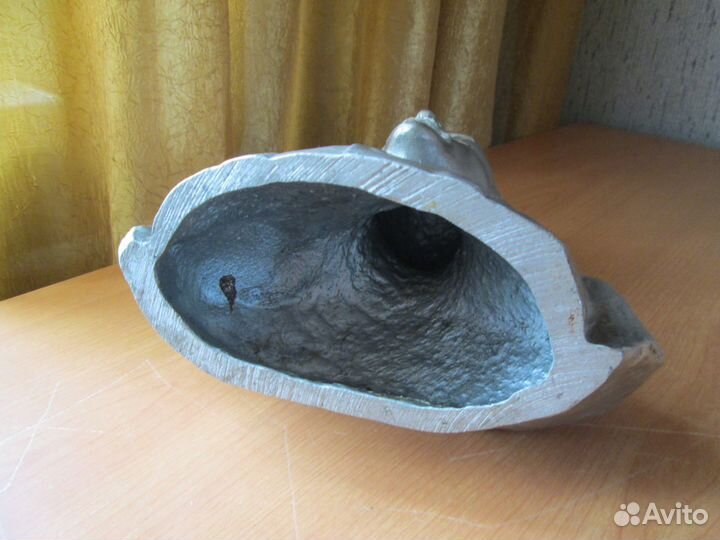 Бюст В. И. Ленина, силумин, автор А. Мурзин 1983