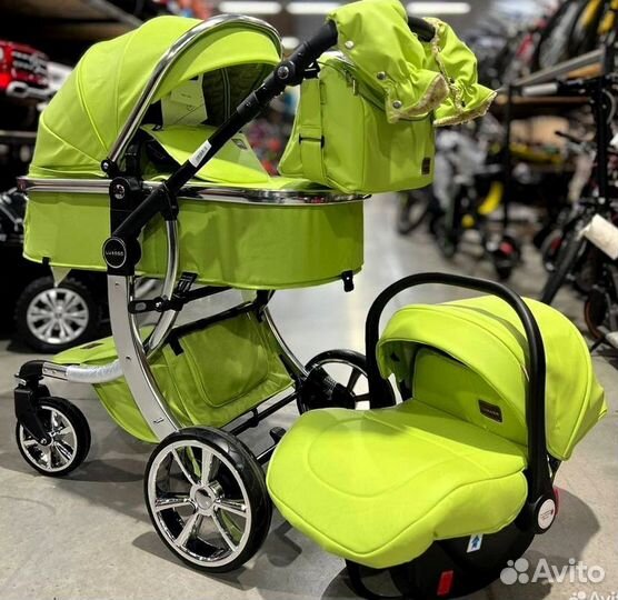 Коляска Luxmom 608 2в1 и 3в1 оригинал