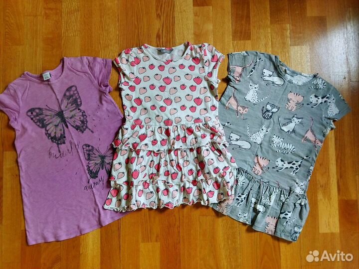 Пакет одежды на девочку, р.110-116, лето, 30 ед