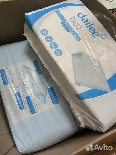 Пеленки одноразовые 60х60