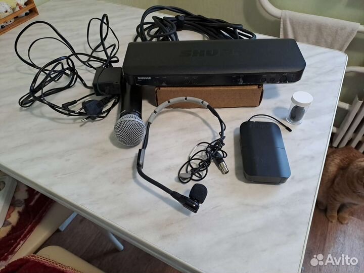 Радиосистема shure BLX88/SM58 с двумя микрофонами