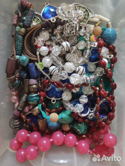 Винтаж. Для рукодельниц пакет бижутерии