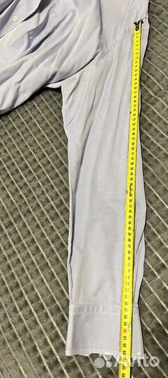 Рубашка мужская размер 50 голубая Pal Zileri