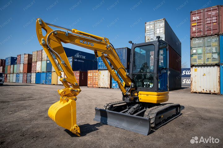 Мини-экскаватор Kato HD35V5, 2024