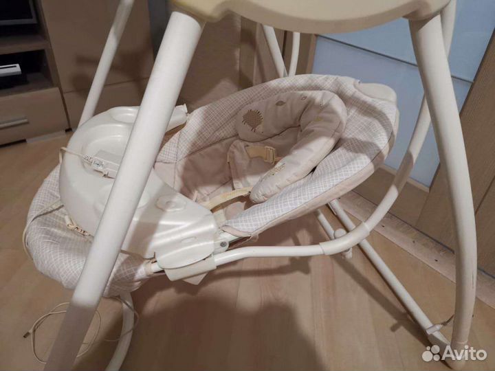 Детские электронные качели для новорожденных