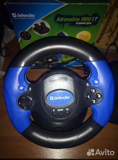 Игровой руль Defender Adrenaline mini LE