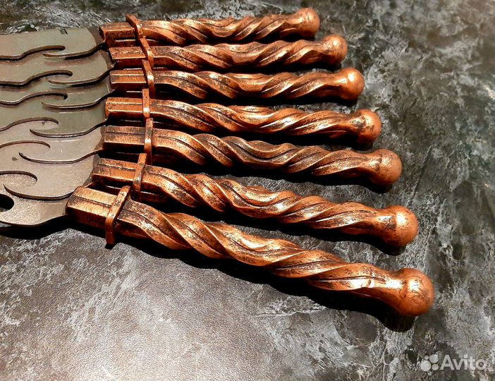 Нож для снятия мяса с шампура