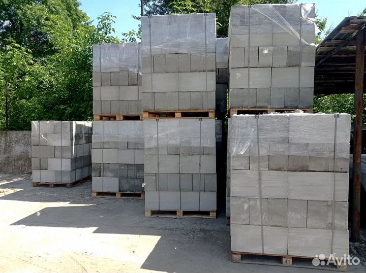 Газоблок 100х250х600