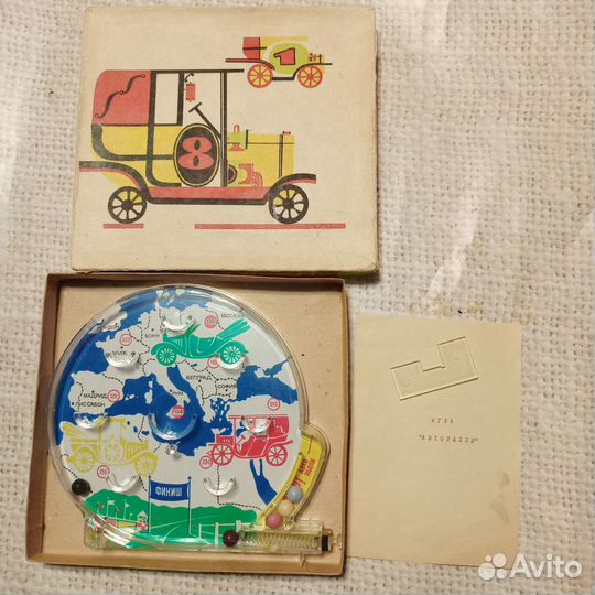 Игра настольная Ралли Жесть СССР комплект игрушка