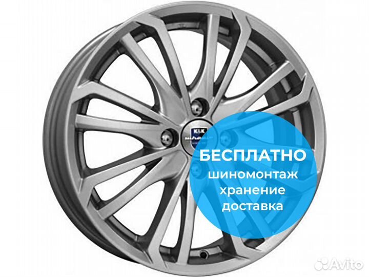 R15 4x100 6J ET38 D67,1 К&К Рим Dark platinum