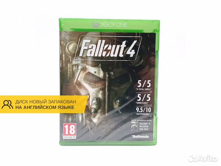 Fallout 4 + код на фаллаут 3 (Xbox One/Series) анг
