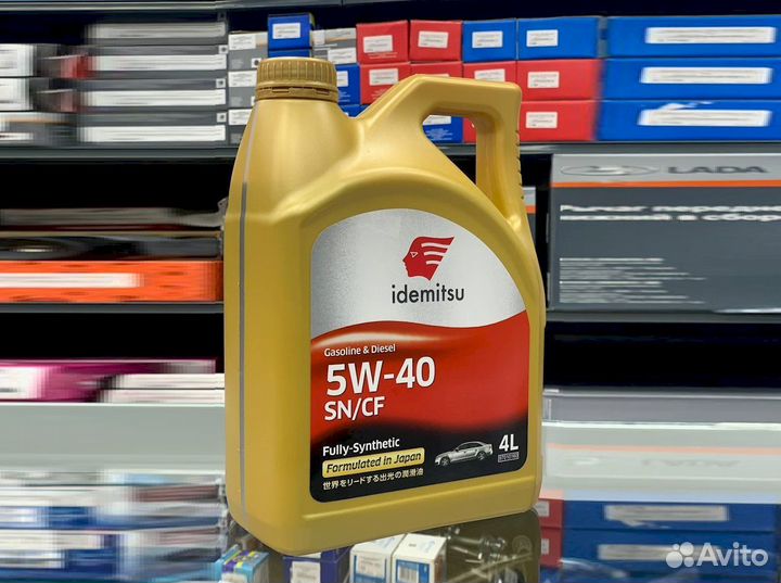 Масло моторное idemitsu 5W-40 Fully-Synthetic SN/C