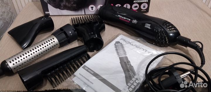 Фен-щетка rowenta Karl Lagerfeld CF635LF0 Черный