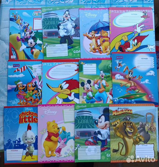 Школьные тетради 12, 24, 48 листов