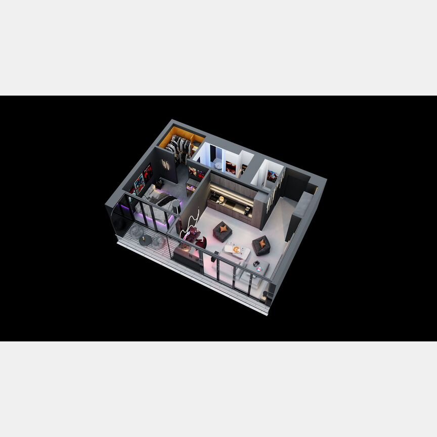 2-к. квартира, 61,3 м², 15/18 эт.