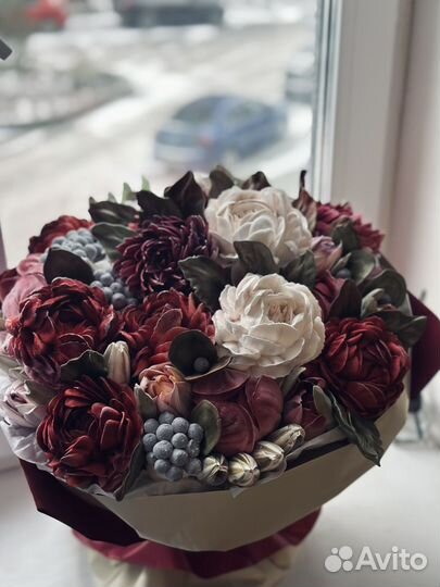 Букет из зефира 40 см