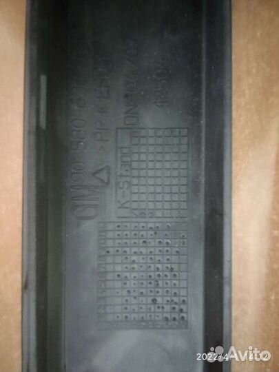 Молдинги переднего бампера(юбка) Opel Zafira