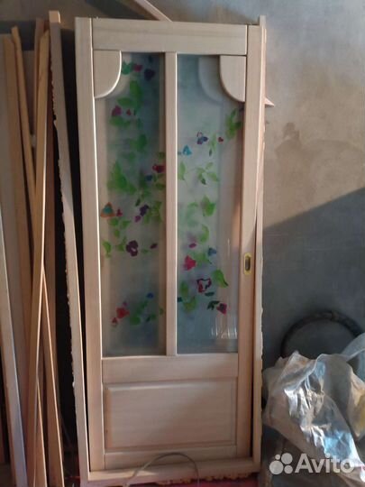 Двери деревянные, раздвижные