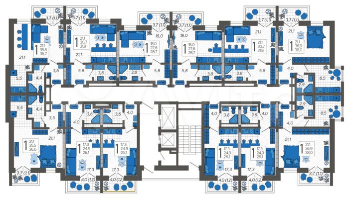Квартира-студия, 26 м², 10/12 эт.