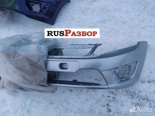 Бампер окрашенный в цвет Лада Гранта 2191 Платина