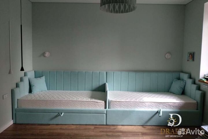 Детская кровать угловая