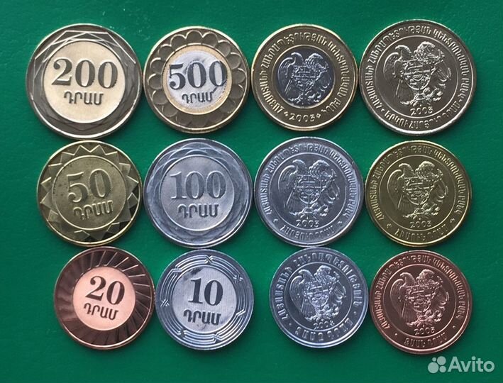 Армения, Украина - наборы монет