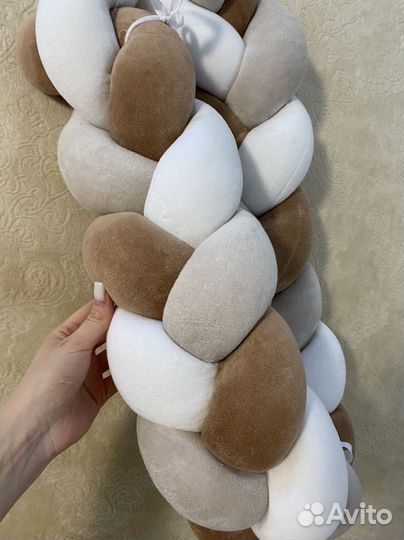 Бортик коса в детскую кроватку