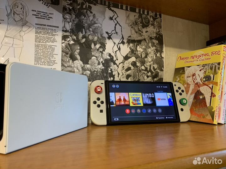 Nintendo switch oled с играми