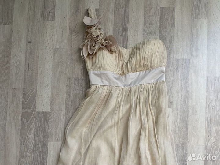 Платье натур. шёлк новое