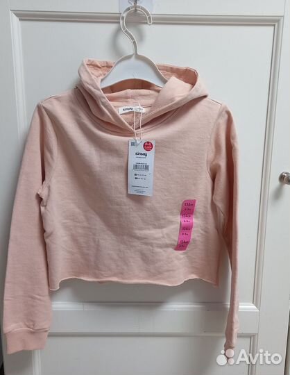 Худи укороченное для девочки 122 128