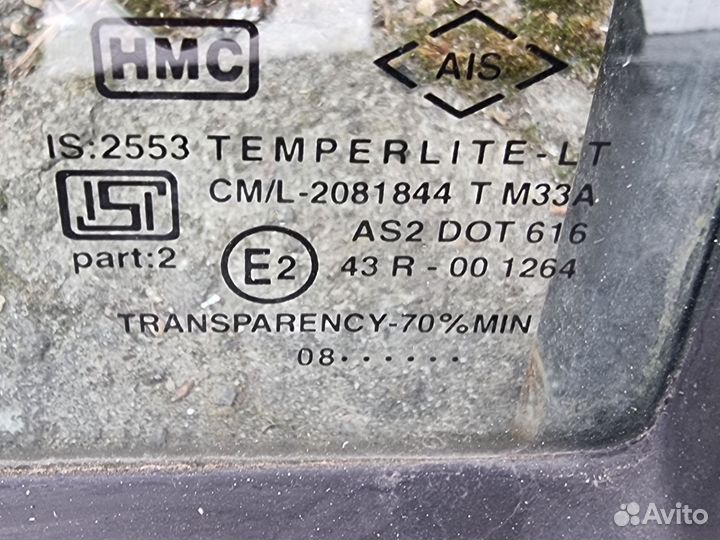 Форточка задней левой двери Hyundai Getz