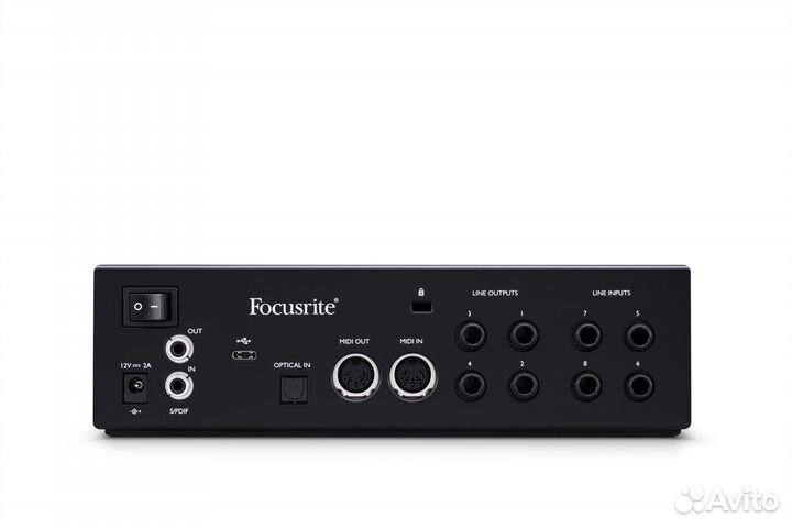 Focusrite Clarett+ 4Pre, Интерфейс, 18 входов/8 вы