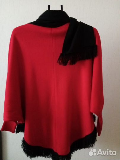 Пальто пончо