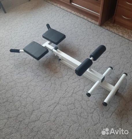 Скамья для мышц спины гиперэкстензия складная 150к