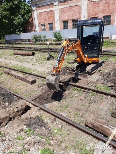 Услуги мини экскаватора + гидромолот