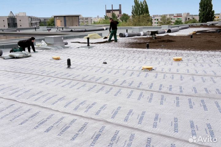 Монтаж мембранной кровли