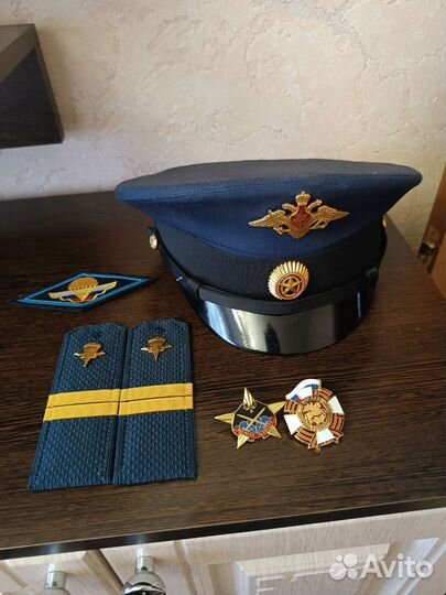 Фуражка офисная синяя