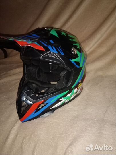 Детский кроссовый шлем